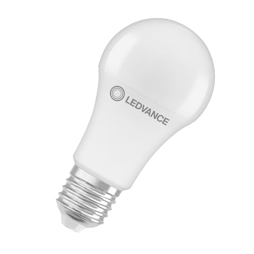 Ledvance Classic A100 Performance Class Dim. Bombilla led standard regulable. 220-240V 14W 2700K E27. 1.521 Lumen. Equivalente a 100W. 25.000 Horas. 120 X 60mm. Luz cálida.