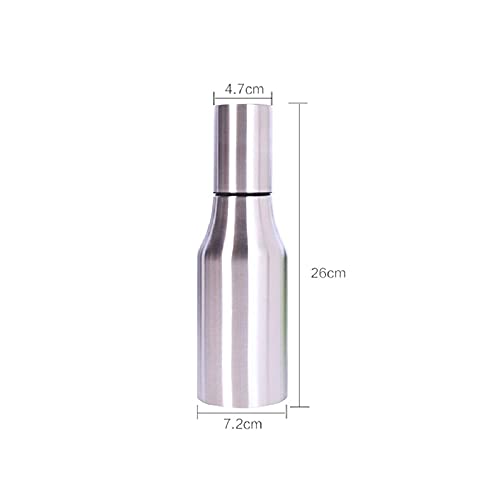 Pulverizador Aceite Dispensador de Aceite de vinagre de Aceite de Oliva de Acero Inoxidable Tamaño de la Botella a Prueba de Fugas: 26 * 7.5 cm