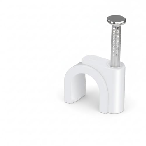 Clips de câble de 16 mm à clous en acier pour une fixation murale solide de vos cordons