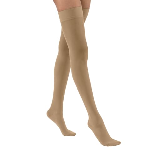 JOBST UltraSheer Support Compression Stockings 8-15 mmHg* Large Silky Beige Close-Toe 1 Each