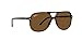 Ray-Ban RB2198 Bill Square Sunglasses, Havana/Polarized Brown, 56 mm