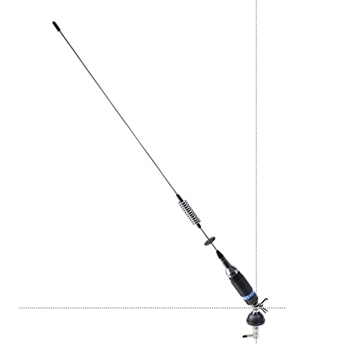 Antena CB PNI S75 con soporte de montaje y cable de conexión PL259 6