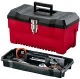 16in Pro Tool Box Red