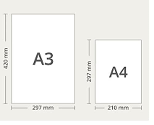 Image of Peeplvalue Pack of 40 sheets A4 Size White both side ruled Sheet for School, Colleges, Project, Assignments, Practical Etc Multipurpose