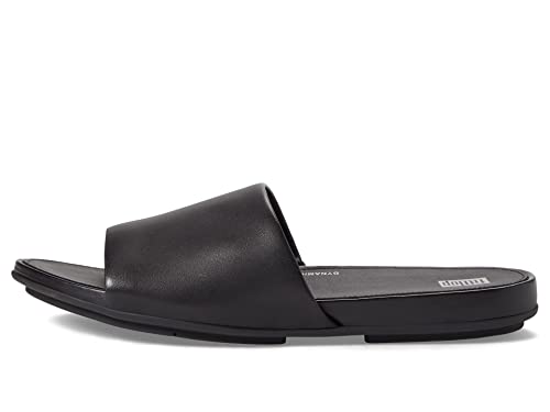 FitFlop womens Gracie Leather Pool Slides4