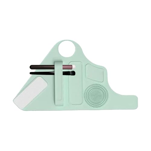 Makeup Palette Tray - Makeup Palette Wristband | Silicone Foundation Mixing Pigment with Makeup Brush Storage | Adjustable Makeup Tray on Your Wrist, Foundation Palette for Makeup Artist