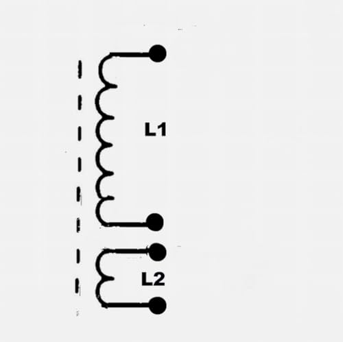 2 peças de rádio ferrite de zinco manganês forma de bobina de rádio de cristal 350UH ~ 485UH 8 mm x