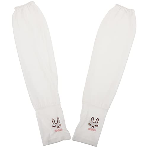 Homoyoyo 1 Par guantes de protección solar mangas calentadores Impermeable Paraguas manguitos running manga del antebrazo manguitos antideslizantes Trozos de leche (trozos de hielo)