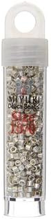 Miyuki Delica 8/0 RD 5.2gms Japanese Seed Beads - Silver Galvanized