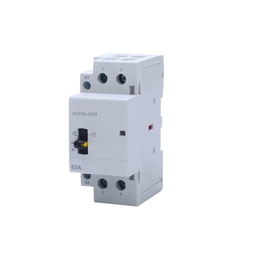 Contacteur modulaire AC 230V avec interrupteur manuel de commande 2P 63A inverse