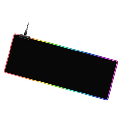 Tapis de souris de jeu à LED grand format tapis étanche et lumineux pour joueur