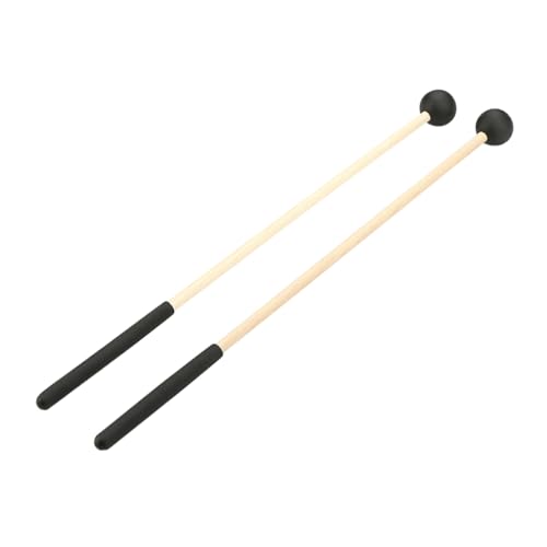 2 baquetas para percusión con mango de madera miniatura 1