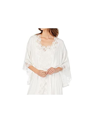 Eileen West Bridal Sleepwear & Loungewear for Women - Santorini Dream Collection - Satin & Lace Ballet Length Wrap Robe3