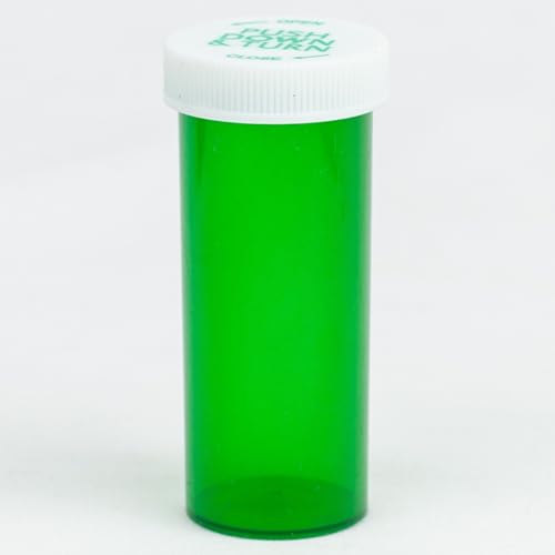 Five Star Supplies Plastic Pill Bottles - 100% Child Resistant Caps - Pill Container Prescription...