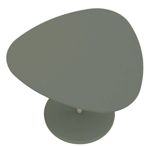 Mesa de apoio em MDF 25mm com haste metálica pintura dourado BEL cor Menta - Artely