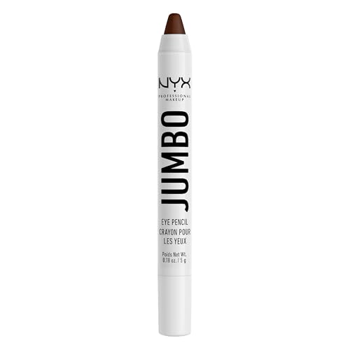 NYX PROFESSIONAL MAKEUP Jumbo Eye Pencil, Eyeshadow & Eyeliner Pencil, Frappe (Chocolate Brown), 0.18 Oz