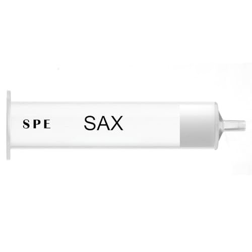 ZHANXUBIO Sax Solid Phase Extraction Cartridges SPE Columns for Retention of The Target Compound for Selective Adsorption of Analytes or Interferences from Complex Matrices,1000mg/6ml,5pcs
