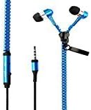 I-kool Auriculares intraurales con cremallera y micrófono para clima frío (cielo nocturno)