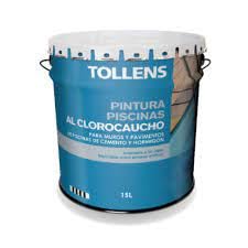 Pintura Clorocaucho Piscinas Tollens 15 Lt (Blanco Cristal 761)