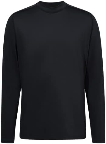 BRADY Men's Durable Comfort Training Long Sleeve Mock Neck Small Ink