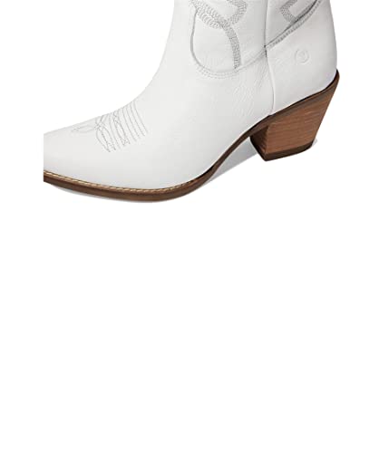 Image of Dingo Womens High Cotton Embroidery Snip Toe Casual Boots Knee High Mid Heel 2-3 inch