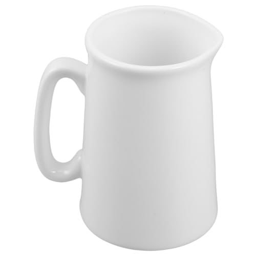 STOBAZA Ceramic Milk Jug Sauce Pitcher Milk Frothing Pitcher Cup Latte Art Mug Small for Café Home