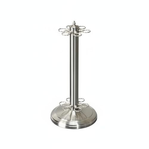 Support queue billard sur pied en bois grain finition lisse