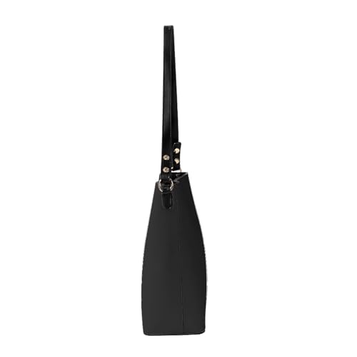 Image of HUGS IDEA Boho Bags for Women Leather Handbag Shoulder Bucket Crossbody Purse