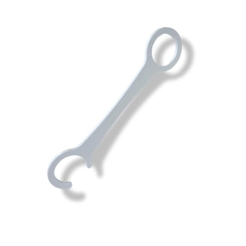 French Door Spacer Holder | Easy to Use French Door Holder | Lets Breeze Flow & Keeps Doors from Flapping in Wind | Made in USA (White, Regular)