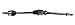 GSP NCV47029 CV Axle Shaft Assembly - Right Front (Passenger Side)