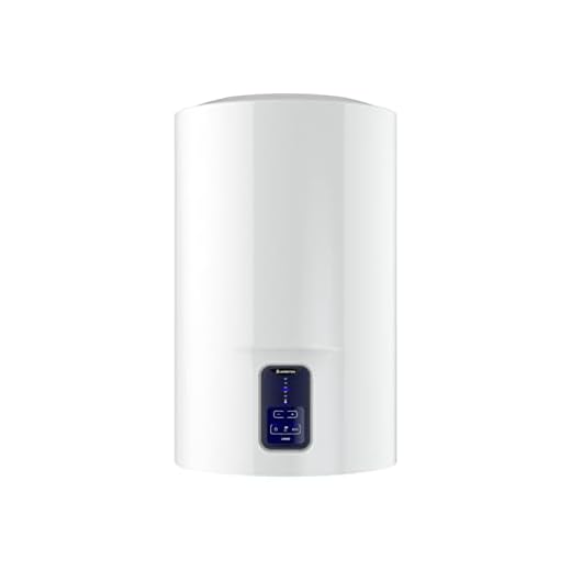 Ariston Lydos Eco Blu - Termo Eléctrico 100L, Calentador de Agua Eléctrico 100 Litros Vertical Función ECO-EVO y Regulación Externa 47x45x88,5 Fabricado para Instalación en España