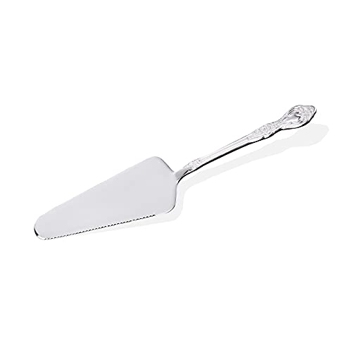 Personalized Engraved Customized Wedding Cake Cutter, Wedding Anniversary Cake Knife and Server Set Free Engraving Professional Dessert Server for Cake Cheese Pie Pizza (1)