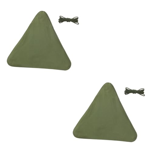 Toyvian Outdoor Camping Stool with Fasten Rope Portable Triangle Cloth Tripod Seat for Fishing Barbecue Hiking and Outdoor Activities