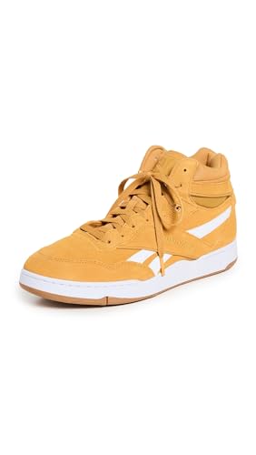 Reebok Sneaker unisex per adulti Bb 4000 II Mid, Oro retrò/arancione shocking/bianco, 47 EU