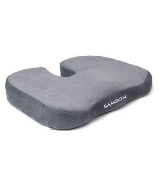 SAMSON Tailbone Coccyx Memory Foam Soft Seat Cushion for Sciatica, Tailbone, Coccyx, Back Pain Relief and Orthopedic-image-38