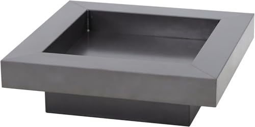 FARMCOOK Feuerschale PAN-5 Stahl unbehandelt in drei Größen (80x80x22 cm)