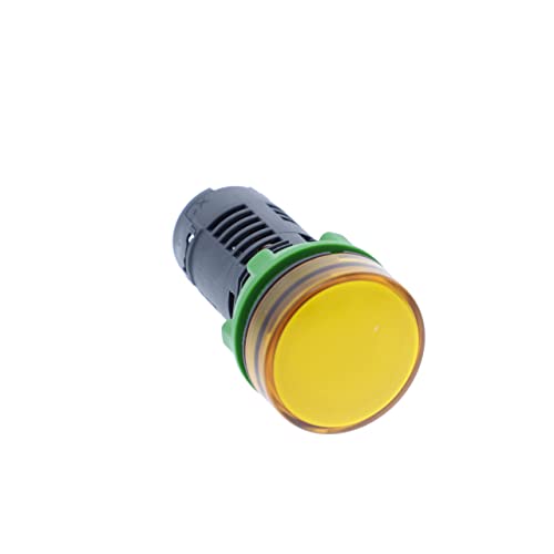 Piloto luminoso naranja monobloque 120V para panel de control 2