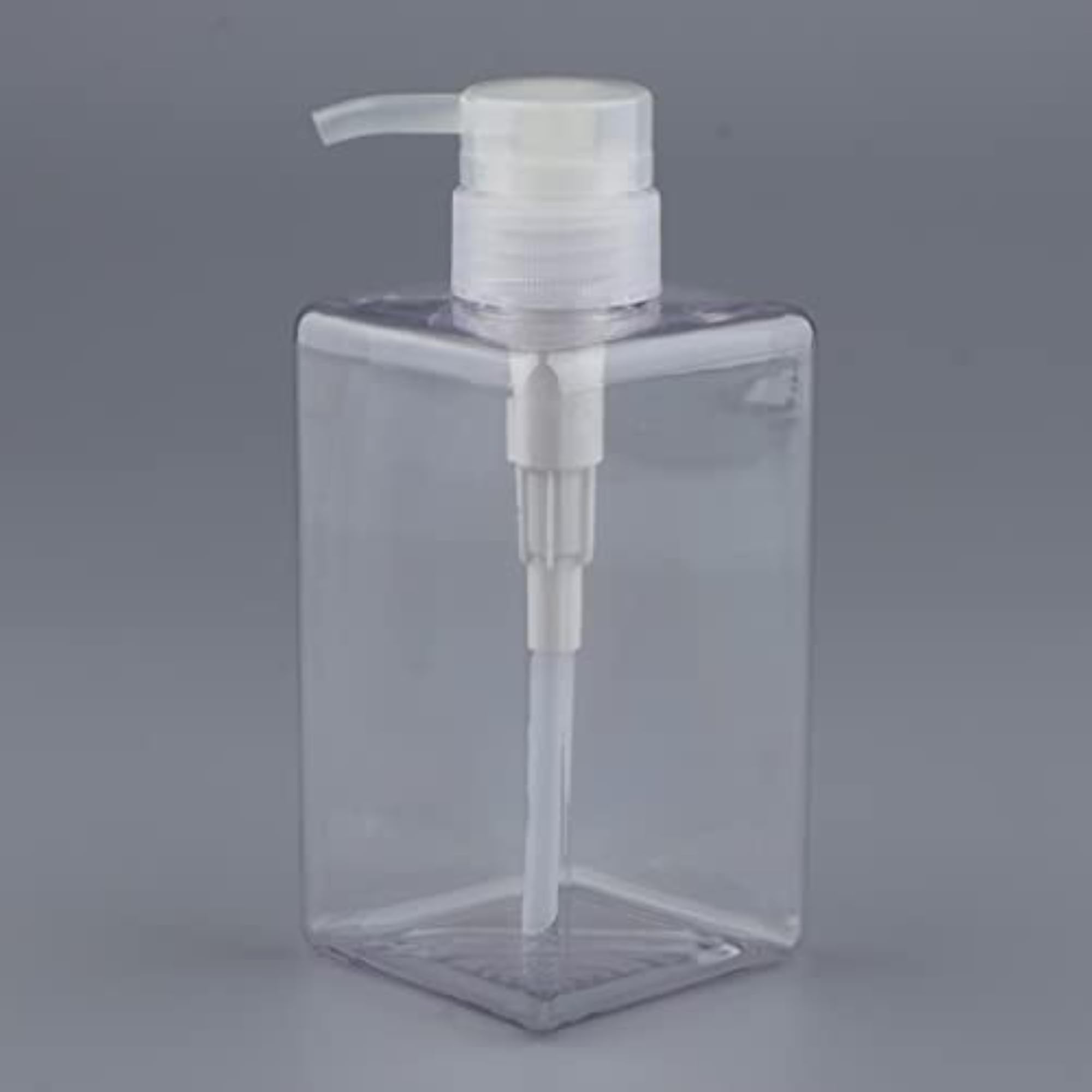 450ml Clear Refillable Shampoo Conditioner Pump Bottle