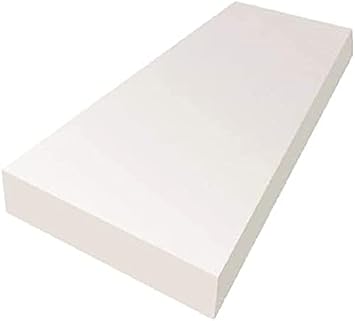 FoamRush 5" x 30" x 72" High Density Upholstery Foam Cushion Seat Replacement, Upholstery Sheet, Foam Rubber Padding, Bench Seat Cushion Replacement Made in USA