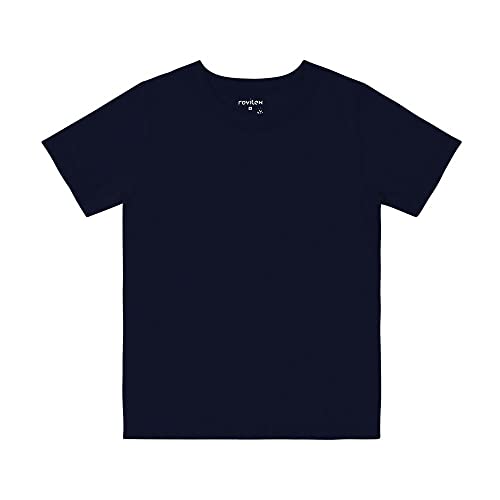 Camiseta Infantil Masculina Básica Rovitex Kids Azul 4