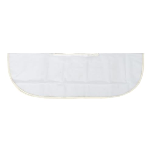 Waterproof Tpu Handbag Rain Cover White with Hook and Loop Fastener Closure