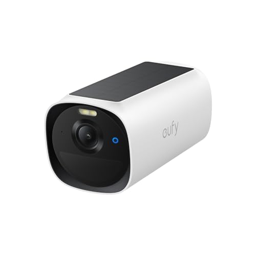 eufy Security eufyCam E40 Add-On Camera Solar Security Camera Outdoor Wireless, Continuous Power, 2K Resolution Home Security Camera, MaxColour Night Vision, 13,000mAh Battery, No Monthly Fee
