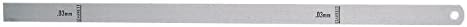 Starrett 667M-20 Steel Thickness Feeler Gage, 0.2mm Thickness, 12.7mm Width, 300mm Length