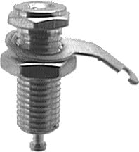 Abbatron/HH Smith, 107, Uninsulated Tip Jack - Mounts in a 0.250 Hole - Panels up to 0.375 Thick - with Nut Supplied. (5 Item/s)