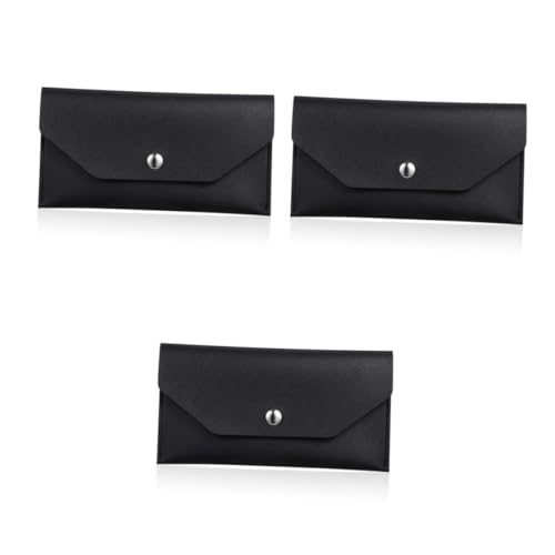 3pcs Clutch Bag Cash Envelope Wallet Fashionable Pu Leather Wallet for Women for Organizing Money Credit Cards and Essentials Lightweight and Portable Design - Main Image