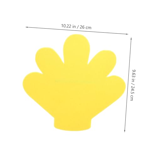 Totority Five Finger Gloves Cheering Props Cheerleading Pom Poms for Gloves Flower Girl Gloves Pom Poms2