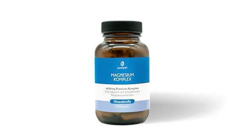 pureSGP Magnesium Komplex - 400 mg reines Premium Magnesium aus 4 hochwertigen Magnesiumformen. Pharmazeutische Expertise aus