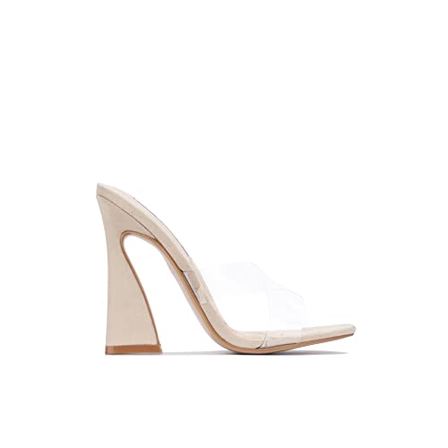 Cape Robbin Kardasian Round Toe Odd Shaped High Heel (Kardasian)2