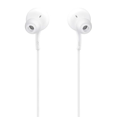 Image of Lynacz Original Type-C Earphones with Durable Cable Compatible with Samsung, S24, S23, AKG and High Definition Sound Quality Deep Bass and Crisp Audio Performance (White)