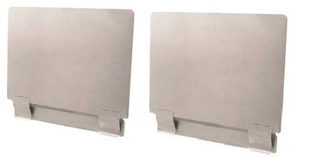 SUNRISEKitchen Supply Universal Stainless Steel Fryer Splash Guard (2)